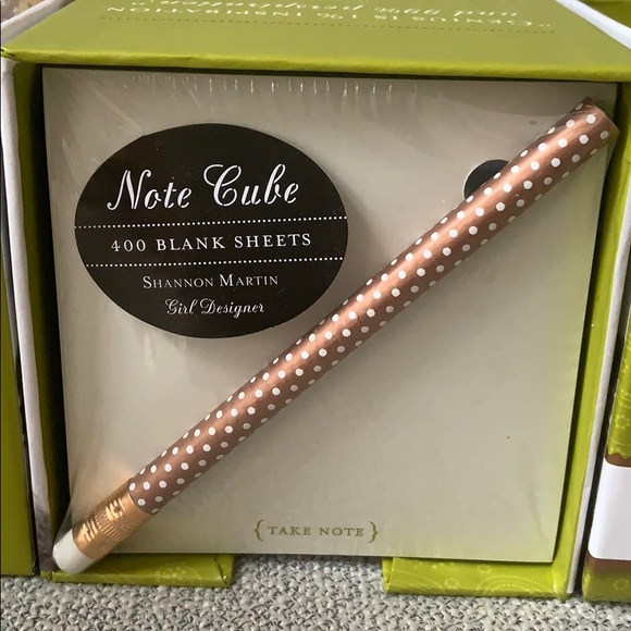 Quote Note Cube / pad+pencil / Shannon Mar… - Picture 3 of 6